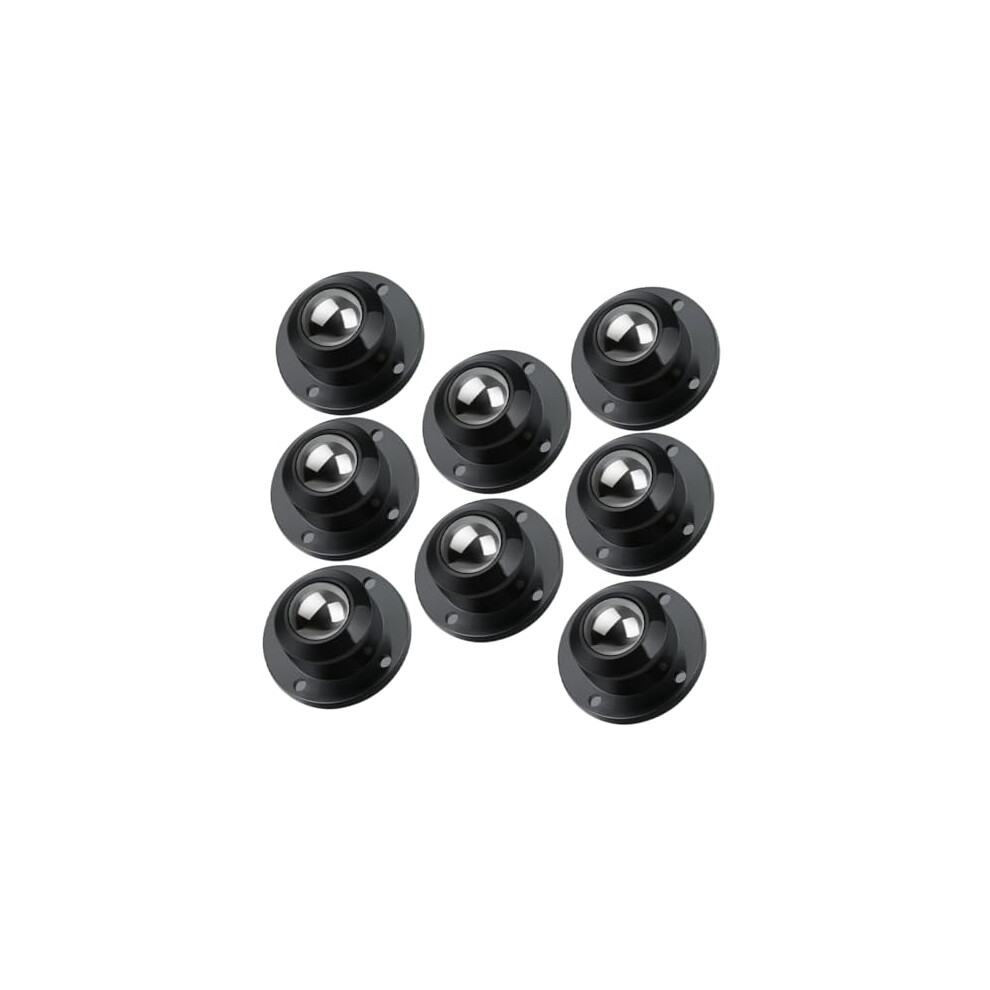8Pcs Adhesive Mini Swivel Caster Wheels Silent Smooth Rolling Selfadhesive 360 For Furniture Cabinets Trash Cans Storage Boxes 9045646511870