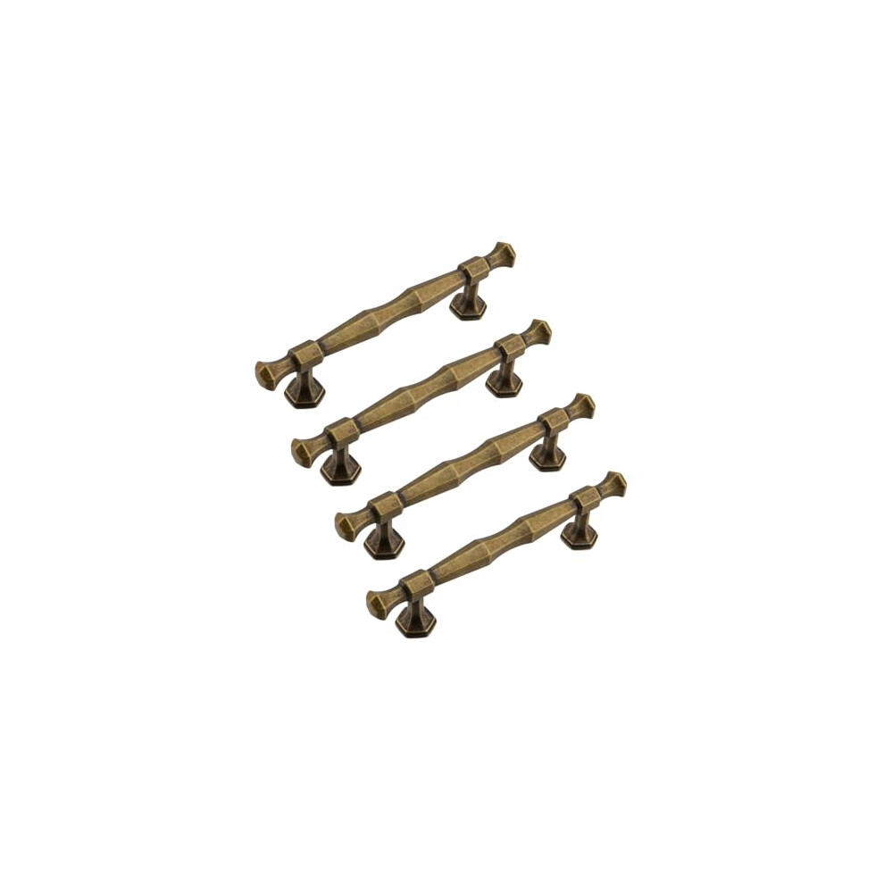 Zinc Alloy Cabinet Handles 96Mm Hole Center, RustâResistant Drawer Pulls For Dresser And Wardrobe, 4Pcs 9045646511924