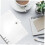 A5 Binder Notebook with Transparent Protective Cover, Durable Aluminium Rings, Compact Organizer for Students 3