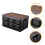 Collapsible Storage Box with Lid, Large Capacity Foldable Container for Camping and Car Trunk 4