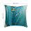 Pillow Cases Standard Size Turquoise Abstract Polyester 3