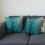 Pillow Cases Standard Size Turquoise Abstract Polyester 4
