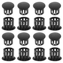100pcs Furniture Hole Plugs Decorative Cabinet Covers Easy PushIn Install Clean Finish