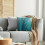 Pillow Cases Standard Size Turquoise Abstract Polyester 5