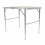 Clearance! Folding Table with Adjustable Height & Carry Handle Outdoor 2