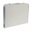 35.43" Picnic Adjustable Height and Carry Handle Folding Table White 4