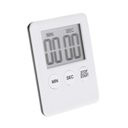 Magnetic LCD Digital Kitchen Timer, white 1