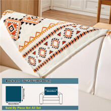 (White, Backrest 91.44cm× 91.44cm) 1pc Plush Sofa Slipcover, Pets Dog Friendly, Sherpa Fleece Sofa Couch Cover, Furniture