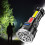 PWPSG LED flashlight rechargeable black ABS waterproof 4