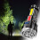 PWPSG LED flashlight rechargeable black ABS waterproof 5
