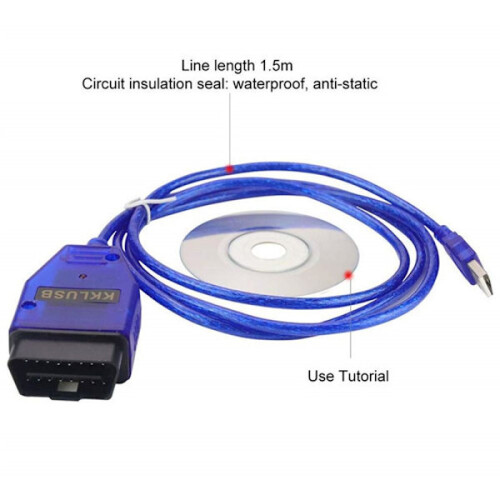 OBDII Scannerkabel Bildiagnosekabel CH340T CH340T 2