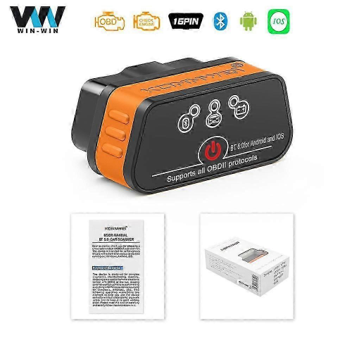 (μαύρο) Σαρωτής Elm327 V1.5 Bluetooth 5.0 OBD2 Συμβατός με το Εργαλείο Αυτόματου Διαγνωστικο 1
