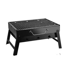 Portable Charcoal Grill Stainless Steel Folding BBQ Grill for Camping Outdoor Cooking Patio Use