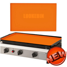 Heat Resistant Silicone Grill Cover Mat 36 Inch Orange Nonstick Easy Clean for Blackstone Griddle