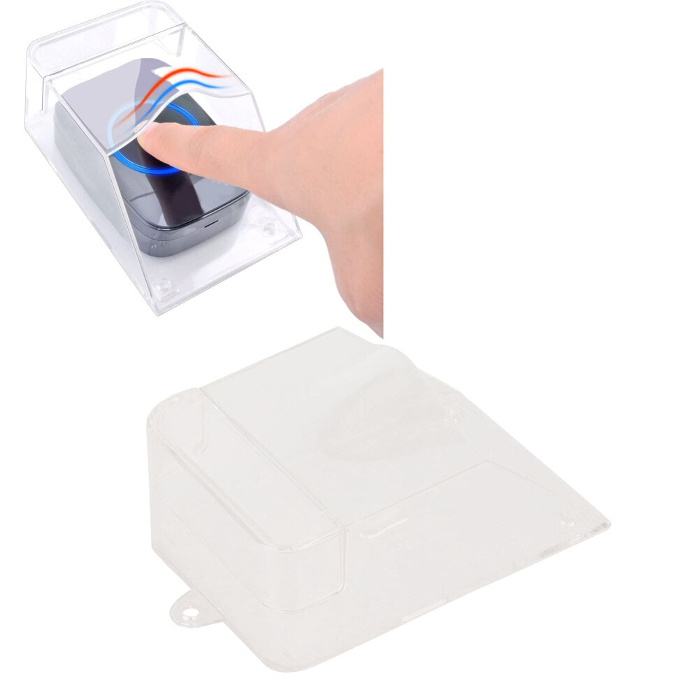 Waterproof Doorbell Cover With Transparent Dustproof Shield, Weatherproof Protection For Smart Doorbells 9045646501727