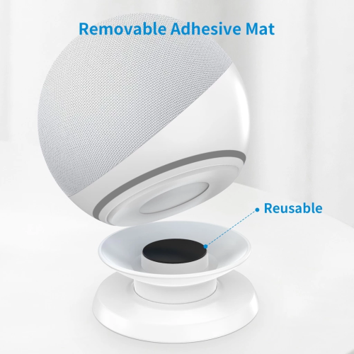 Desk Mount for Echo Dot 5th & 4th/Max Gen Space Saving Clutter-Free Dot Accessories 2
