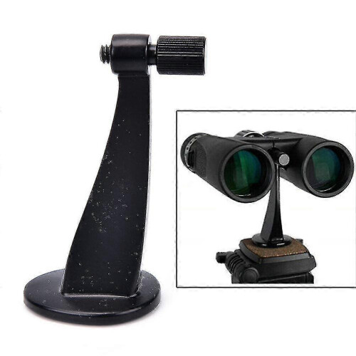 Black Binoculars Telescope Tripod Adapter for Standard Metal Fit Universal 1