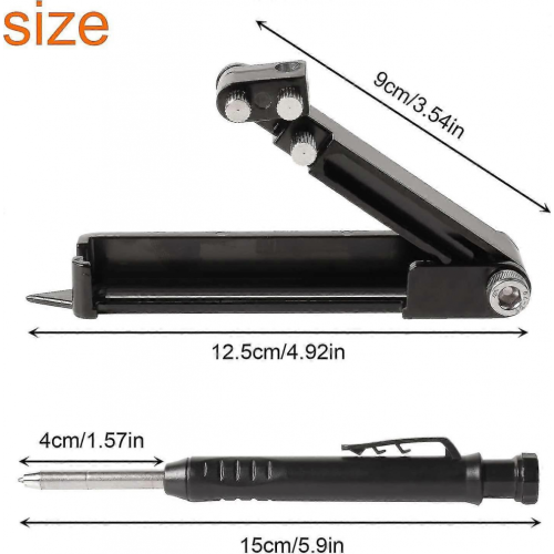 Multi-function Scribing Tool With Deep Hole Pencil Mechanical Pencil Diy Tools Drawing Tracer Multifunctional Marking Tool Compatible with C 1