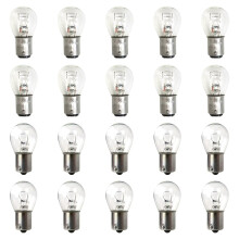 20x 1156 1157 LED Bulbs Dual‑Function Stop‑Tail Brake Reverse Lights 12V for Car Truck Trailer
