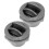 2pcs Round RV Air Vent Covers for Efficient Airflow, Easy Install Louvered Protective Design, Deep Gray 1