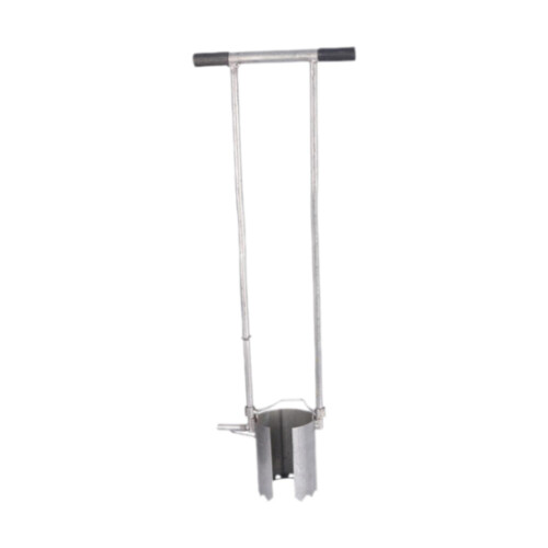 Garden Soil Sampler and Manual Bulb Planter with Long Handle Leverage, Durable Iron Hole Digger Tool