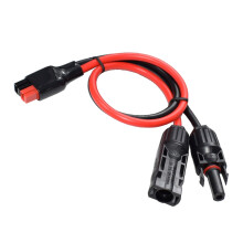 Solar Panel Connector Kit Heavy Duty Anderson to MC4 Cable Plug and Play for Solar Generator