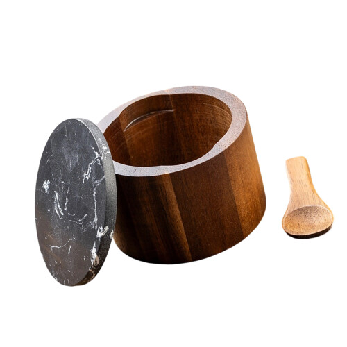 Conteneur de rangement de cuisine- Cellule unique noire.