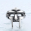 (11）Doom Mask Gladiator Style Ring Metal Silver Stainless Size 7-14 Size 4