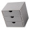 Small Workstation Storage Unit For 1/12 Scale Miniature-Gray 1