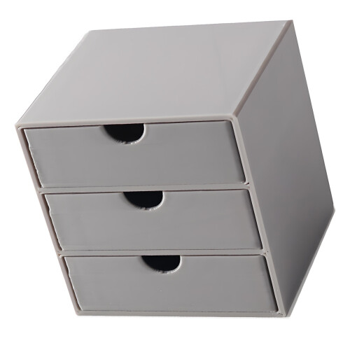 Small Workstation Storage Unit For 1/12 Scale Miniature-Gray