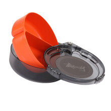 2 Tiers Baits Storage Box For Fishing Enthusiasts Slip-Red 22cm