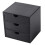Small Plastic Storage Cabinet Miniature Model Figure For-Black 1