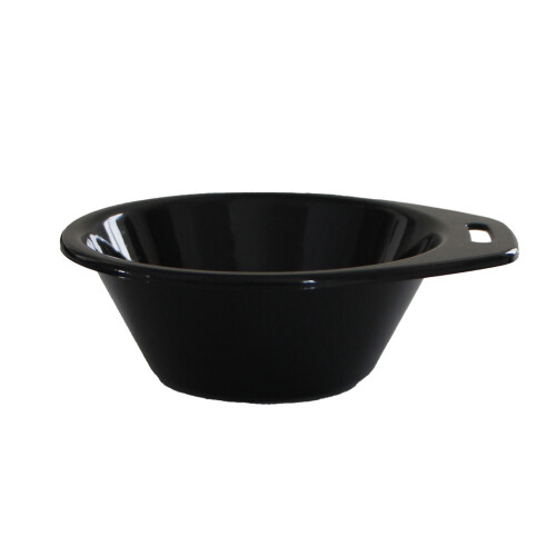 Drinking Travel Bowl Cutlery Plastic Camping Tableware-Black