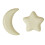 Eid Mubarak Moon Star Shape Dessert Tray for Candy-White S 1