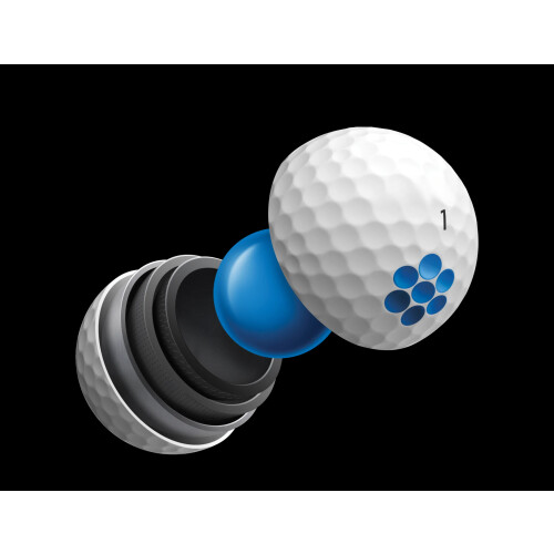 Golfboll, vit, 12 st, förpackning