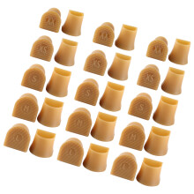 15 Pair Transparent Black Beige Heel Protectors Guard-apricot