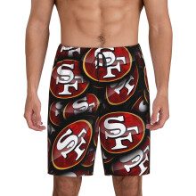 SF49ers korta pyjamasbyxor med laglogotyp för män