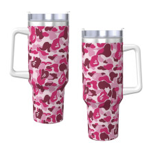 Pahar izolat în vid Bape, din oțel inoxidabil H2.0, 40 oz, cu capac și...
