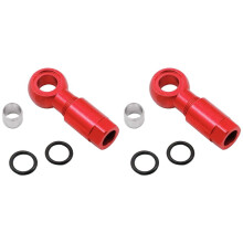 2X Furtun de frână hidraulică cu disc pentru bicicletă, ac, măsline, pentru XTR Cycling, roșu