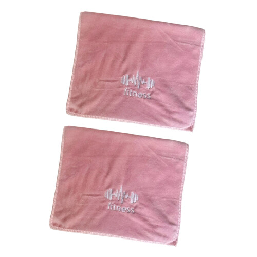 2 stuks ademende, sneldrogende handdoek voor-Lichtroze