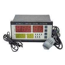 XM18 Egg Incubator Controller Thermostat Hygrometer, Full Automatic Temperature and Humidity Control System, Black