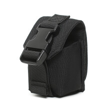 Nylon Hanging Pouch Belt Fanny Pack Multipurpose-Black Color