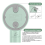 Rechargeable Cordless Hand Mixer with 3 Adjustable Speeds 5
