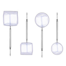 Retractable Mini Fish Net Stainless Steel Handle Ergonomic
