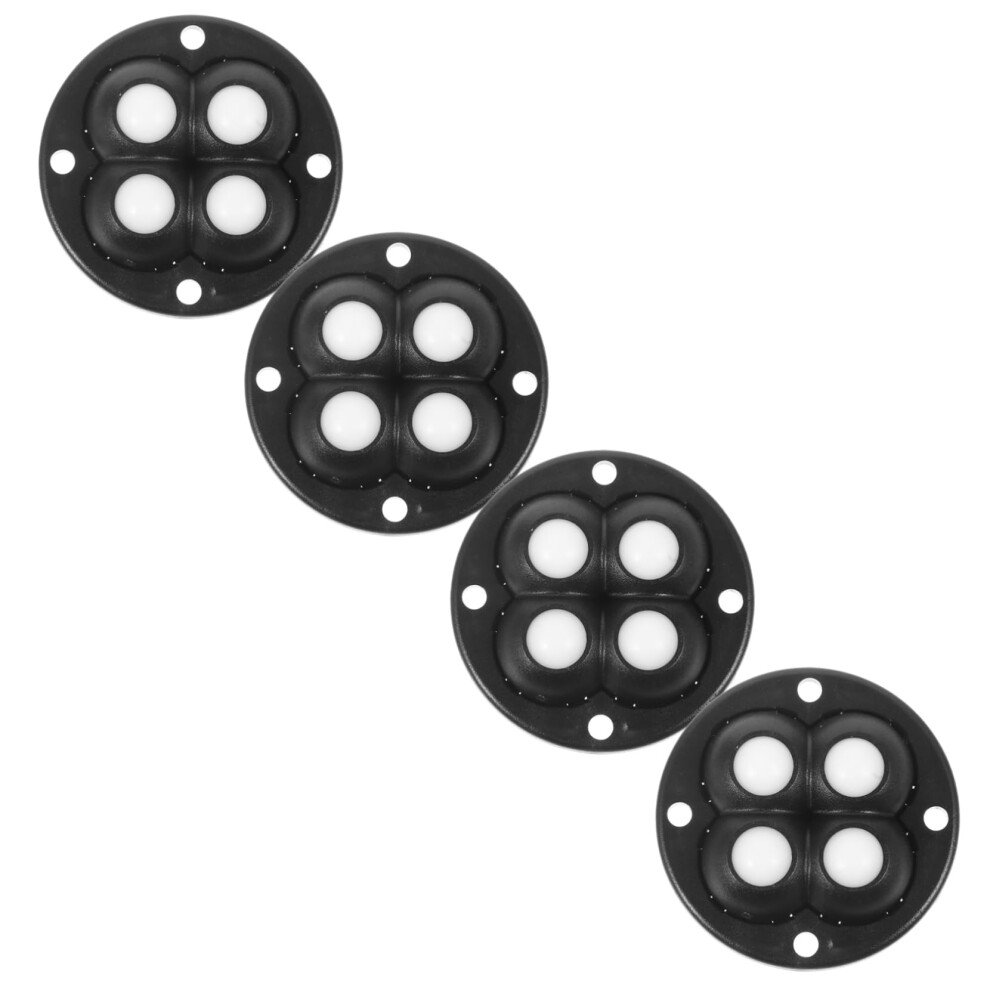 4Pcs Self Adhesive Caster Wheels For Furniture, 360 Swivel Mini Wheels, Noiseless Easy Install 9045646515045