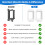 ET 18 Pack Electrical Box Extender Kit with Screws, MultiGang Outlet Box Extensions, White 5