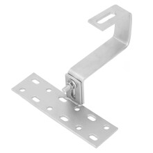 Stainless Steel Solar Panel Mounting Brackets Kit for Brick Stone Tile Roof, Weather Resistant
