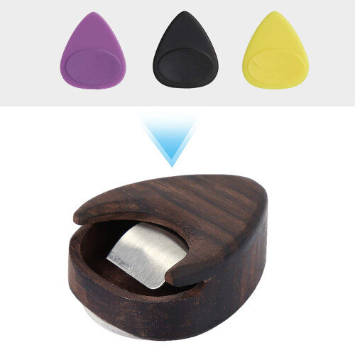 Guitar Pick Holder Box for Standard Picks, Durable Organizer with Secure Storage and Quick Access 2
