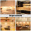 USB LED Desk Lamp 5V 3W with Stable Round Base, Bright Focused Lighting for Work and Study 5