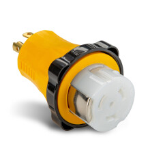 Generator to Shore Power Adapter L1430P to SS250R 30A to 50A RV Marine Twist Lock Plug 125/250V ETL Listed